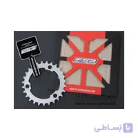 سینی طبق دوچرخه کوهستان برند FSA مدل CNC MTB Storm Gray Alloy86x27T x10