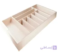 جای قاشق و چنگال چوبی