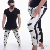 ست مردانه کد 192 تیشرت آستین کوتاه و شلوار اسلش طرح خفاش ا Men's set code 192 Short-sleeved T-shirt and slash pants with bat design