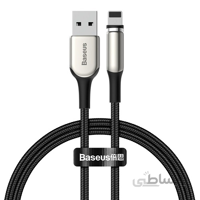کابل مگنتی لایتنینگ بیسوس Baseus Zinc Magnetic CALXC-I01 طول 2 متر توان 1.5 آمپر