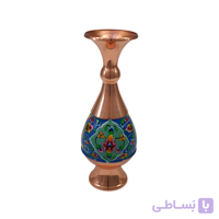گلدان مس و پرداز مدل صراحی 20 سانتی متر