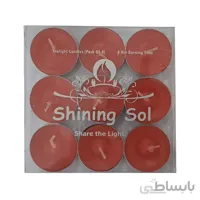 شمع مدل shining بسته 9 عددی