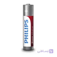 باتری نیم قلمی Alkaline برند فیلیپس مدل LR03P12B/97 سری Power بسته 12 عددی