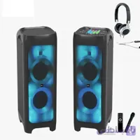 اسپیکر حرفه ای ویکر VKER | مدل پارتی باکس TSC 8B-B | با میکروفن