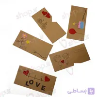 پاکت پول خاص بسته 5 عددی طرح 2