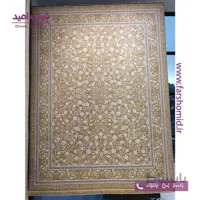 فرش ماشینی 1200 شانه 8 رنگ کد 300 افشان بژ کلکسیون رویال شاهکار آریایی