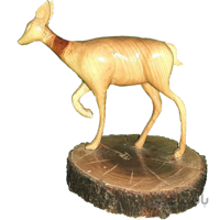 آهوی چوبی ساده