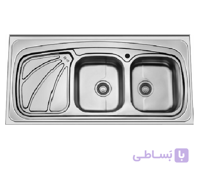 سینک ظرفشویی آرنا استیل مدل S2 ا Arena steel dish washing sink model S2