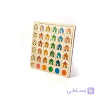 اسباب بازی چوبی پازل هوش خانه