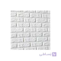 پانل دیوارپوش فومی پشت چسبدار مدل FP-03 طرح آجر سفید