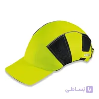 کلاه نیمه ایمنی گپ uvex مدل u-cap hi-viz bump cap فسفری