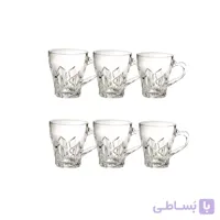 فنجان بلوری نوری تازه مدل 140201 بسته 6 عددی