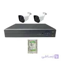 پک کامل 8 عدد دوربین مداربسته مناسب ویلایی ، پارکینگ و آپارتمانی ا Eco CCTV Package - 8Pcs
