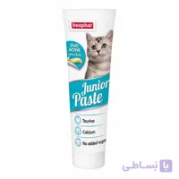 اسنک خمیری بچه گربه بیفار حاوی تورین و کلسیم وزن 100 گرم