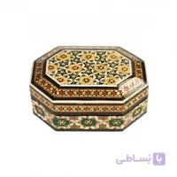 جاسکه ای کوچک هشت گوش خاتم کاری