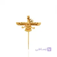 سنجاق کت طلا مردانه طرح فروهر کد MO904