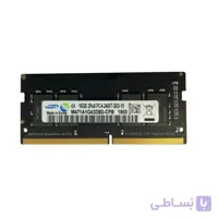 رم لپ تاپ DDR4 تک کاناله 2400 مگاهرتز سامسونگ مدل PC4 ظرفیت 16 گیگابایت ا SAMSUNG DDR4 2400MHZ PC4 RAM 16G