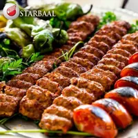 کباب کوبیده ا هر یک کیلوگرم به طور تقریبی برابر با 6 سیخ