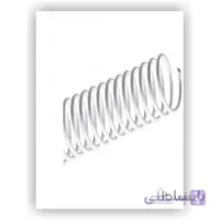 فنر مارپیچ فلزی 18 میلیمتر روکشدار - 120 عددی