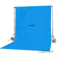 فون مخمل آبی روشن 3*5 کد 11