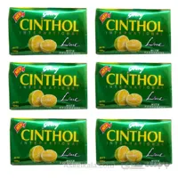 صابون لیمویی سینثول Cinthol ضد لک و شفاف کننده بسته 6 عددی