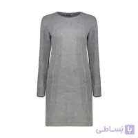 تونیک بافت ملانژ کلوش زنانه