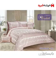 سرویس روتختی مخمل مدل ROZHAN-02 دونفره 8 تکه