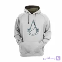 هودی سفید طرح بازی assassin's creed