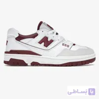 کفش نیوبالانس 550 New Balance 550 Sea Salt Burgundy