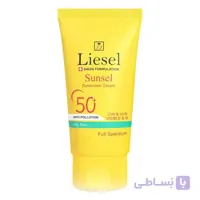 کرم ضد آفتاب لایسل مدل Sunsel SPF50 مناسب پوست چرب 40 میل