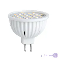لامپ هالوژنی LED SMD وات 3 رهنما مدل MR16 پایه سوزنی