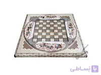 تخته نرد و صفحه شطرنج خاتمکاری لوکس