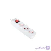 چند راهی برق چهار خروجی بدون ارت آفر الکترونیک