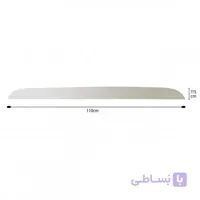 زه استیل لبه پایین درب صندوق تیبا 2
