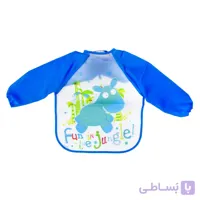 پیشبند نوزادی آستین دار طرح Jungle