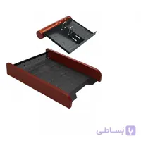 ست رومیزی اداری 7 تکه شهاب تحریر مدل چوب و فلز