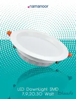 led سیلندری 7 وات مدل سریs نمانور شهرنور