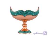 کشکول فیروزه کوبی متوسط 20 سانتی