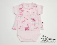 زیر دکمه ای آستین کوتاه رز بیبی دی rose