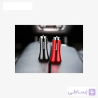 شارژر فندکی ۲ خروجی بیسوس Baseus Gentry Series Dual-U Quick USB CCALL-GC01