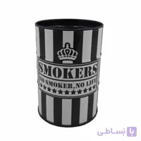 زیر سیگاری بشکه طرح NO SMOKERS