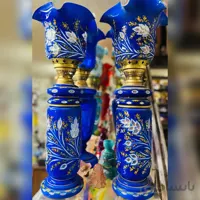 یک جفت لاله نفتی سه پوست لاجوردی کم یاب