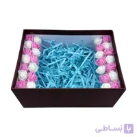 جعبه هدیه طرح مستطیل تزئین شده کد k1184