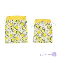 کیسه سبزی 2 تکه رزین تاژ طرح لیمو کتان