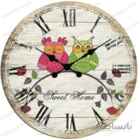 ساعت چاپی طرح جغد کد 3- 40-5009