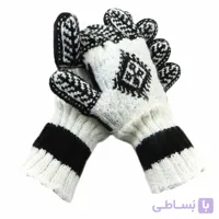 دستکش کاموایی دستباف سنتی کردستان کد 120 سایز M