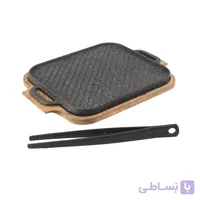 تابه گریل مربع 3 پارچه پرانی کد 3011