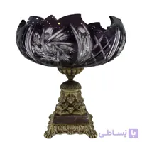كاسه بنفش 30خورشيدی پايه برنز
