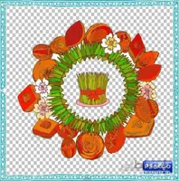 طرح وکتور سفره هفت سین