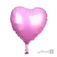بادکنک فویلی قلب صورتی